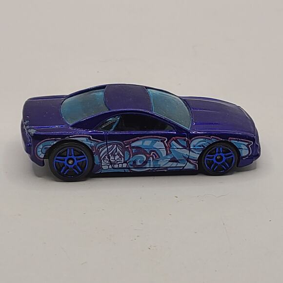 2011 Muscle Tone Graffiti Rides Hot Wheels Car Diecast Blue - Picture 1 of 4
